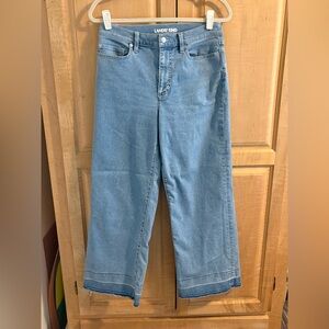 Lands' End Wide Leg High Rise Jeans Sz 8P